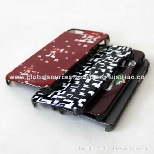 Factory direct sale on IML turnkey edge for iPhone 5/5s, black and white stripes classical design